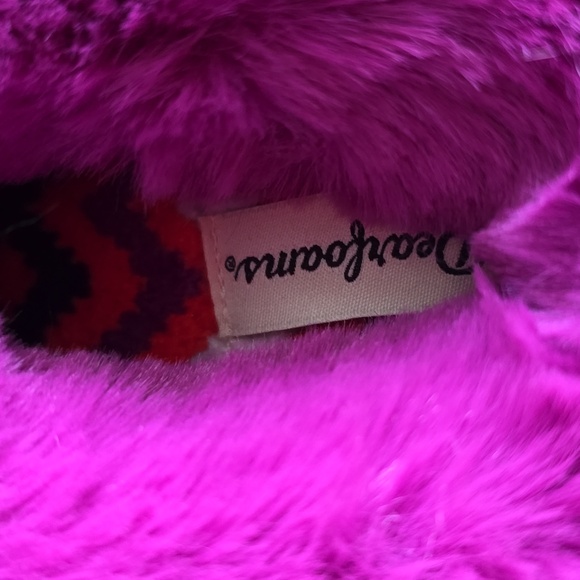 DEARFOAMS BRAND WOMENS PINK MEMORY FOAM SLIPPERS SIZE SMALL 5-6 - Picture 5 of 12